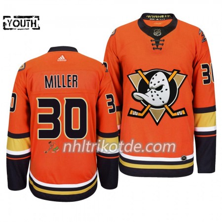 Anaheim Ducks Trikot Ryan Miller 30 Adidas 2019-2020 Orange Authentic - Kinder